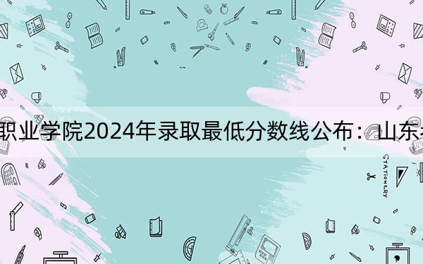 辽宁轻工职业学院2024年录取最低分数线公布：山东考生2025年参考
