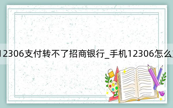 12306支付转不了招商银行_手机12306怎么支付不了