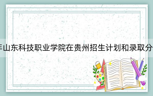 2024年山东科技职业学院在贵州招生计划和录取分数线是多少?贵州考生2025年参考
