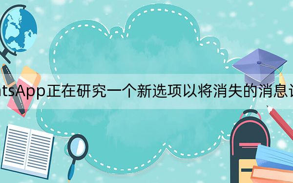 WhatsApp正在研究一个新选项以将消失的消息设置为24小时