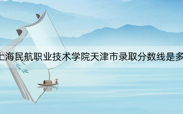 上海民航职业技术学院天津市录取分数线是多少？2025年天津考生参考
