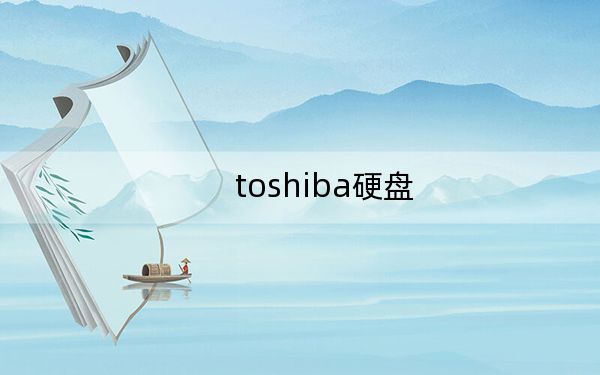 toshiba硬盘
