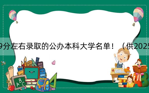 海南高考499分左右录取的公办本科大学名单！（供2025届高三考生参考）