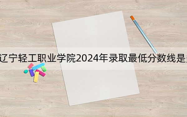 辽宁轻工职业学院2024年录取最低分数线是多少？陕西考生2025年参考