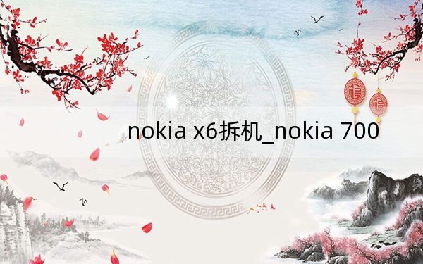 nokia x6拆机_nokia 700