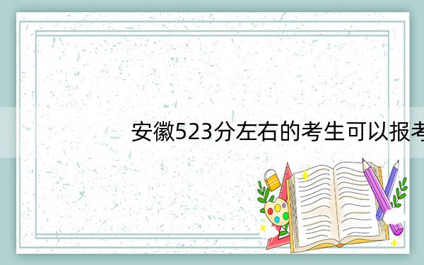 安徽523分左右的考生可以报考哪些公办本科大学?