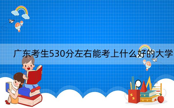 广东考生530分左右能考上什么好的大学？（附带近三年高考大学录取名单）