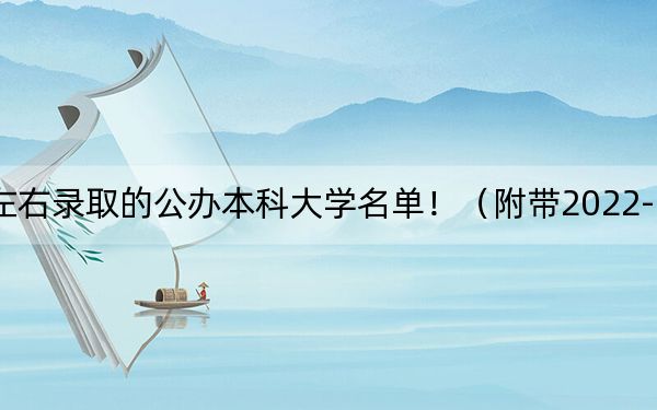 安徽高考521分左右录取的公办本科大学名单！（附带2022-2024年521左右高校名单）