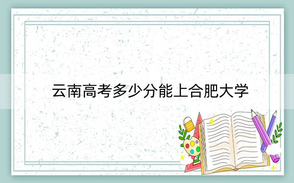 云南高考多少分能上合肥大学？2024年文科投档线542分 理科投档线494分