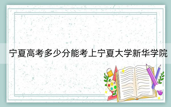 宁夏高考多少分能考上宁夏大学新华学院？2024年文科451分 理科386分