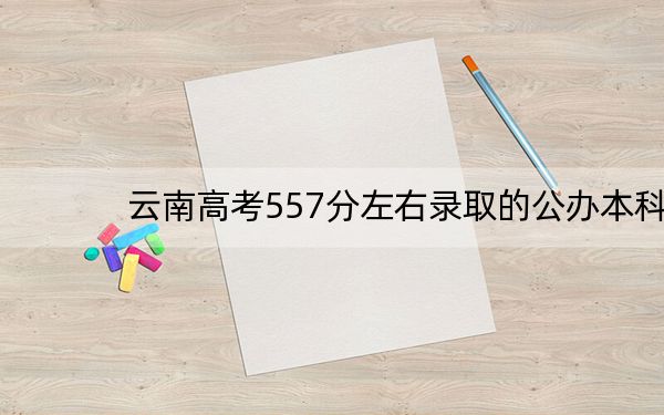 云南高考557分左右录取的公办本科大学名单! 2024年一共录取23所大学