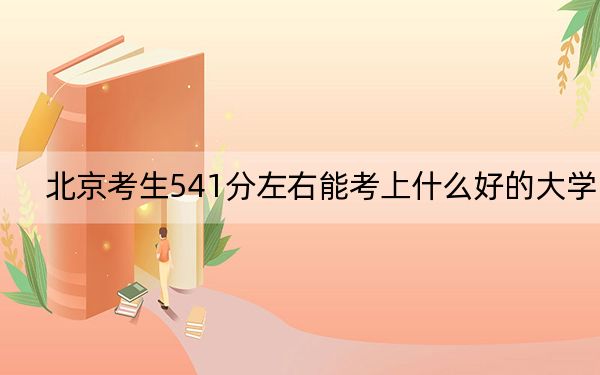 北京考生541分左右能考上什么好的大学？ 2025年高考可以填报16所大学