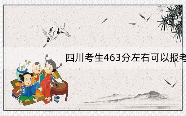 四川考生463分左右可以报考那些大学？（附近三年463分大学录取名单）