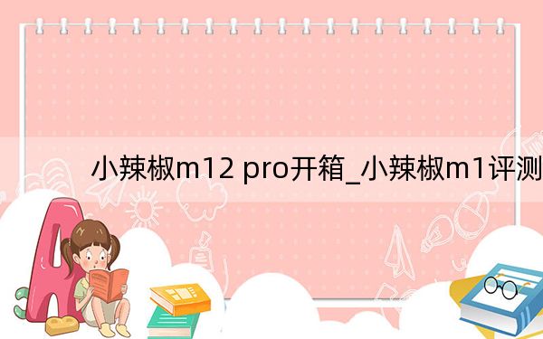 小辣椒m12 pro开箱_小辣椒m1评测