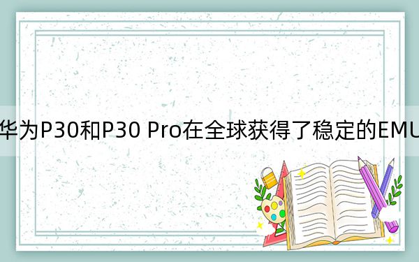 华为P30和P30 Pro在全球获得了稳定的EMUI 10.1更新