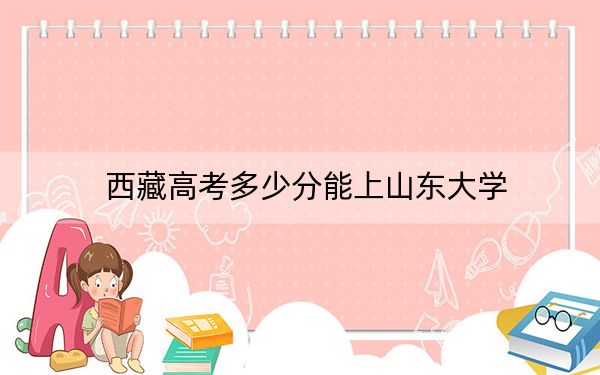 西藏高考多少分能上山东大学？2024年录取分分