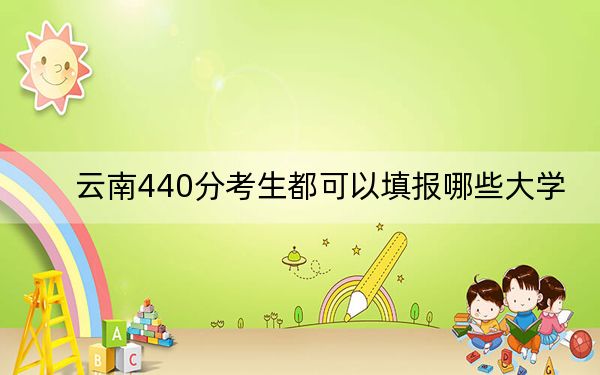 云南440分考生都可以填报哪些大学？（附带2022-2024年440录取名单）