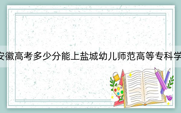 安徽高考多少分能上盐城幼儿师范高等专科学校？附2022-2024年最低录取分数线