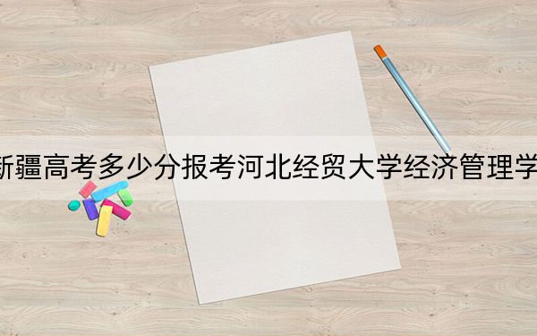 新疆高考多少分报考河北经贸大学经济管理学院？2024年投档线分