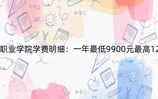 2024年重庆传媒职业学院学费明细：一年最低9900元最高12000元（各专业收费标准）