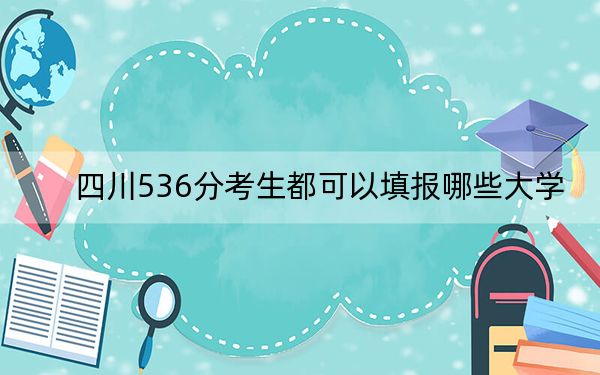 四川536分考生都可以填报哪些大学？（供2025届高三考生参考）