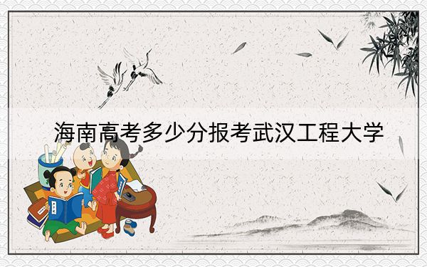 海南高考多少分报考武汉工程大学？2024年最低录取分数线633分