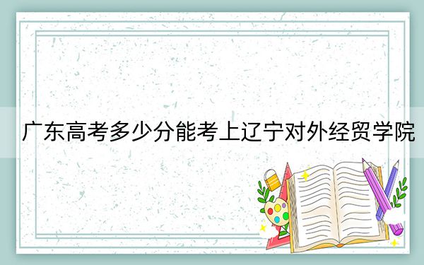 广东高考多少分能考上辽宁对外经贸学院？附2022-2024年最低录取分数线