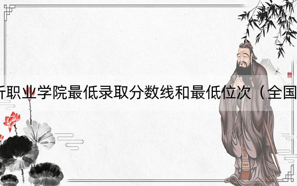 2024年临沂职业学院最低录取分数线和最低位次(全国各省录取汇总)