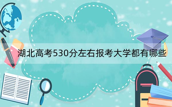 湖北高考530分左右报考大学都有哪些？（附带2022-2024年530左右大学名单）