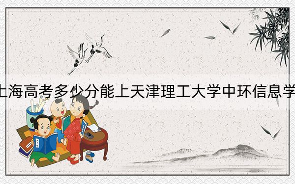 上海高考多少分能上天津理工大学中环信息学院？2024年综合最低403分