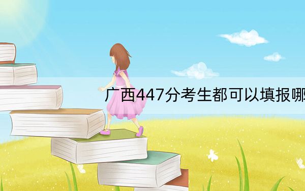 广西447分考生都可以填报哪些公办大学?(附带近三年高校录取名单)