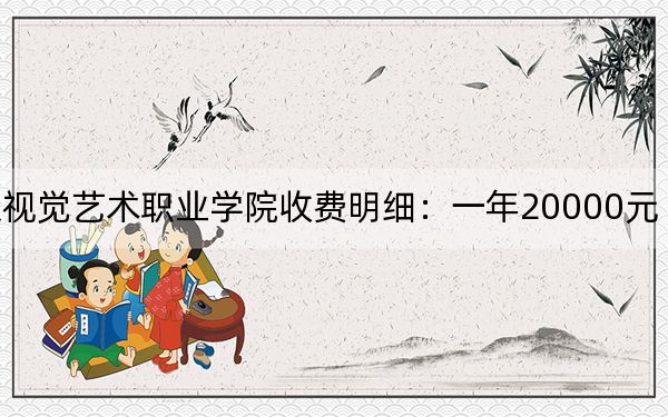 2024年南京视觉艺术职业学院收费明细:一年20000元(供河北考生参考)