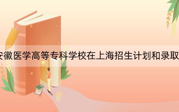 2024年安徽医学高等专科学校在上海招生计划和录取分数线是多少？上海考生2025年参考