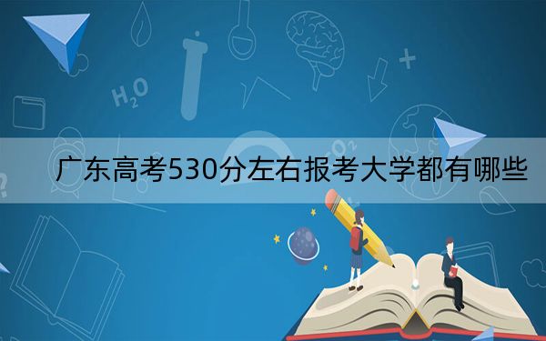 广东高考530分左右报考大学都有哪些？（附带近三年高考大学录取名单）
