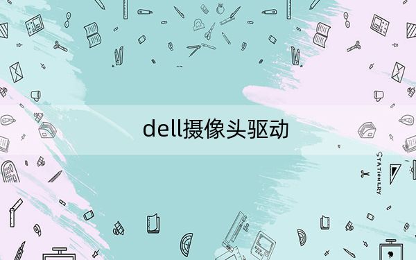 dell摄像头驱动