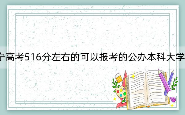 辽宁高考516分左右的可以报考的公办本科大学名单！