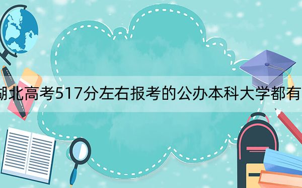 湖北高考517分左右报考的公办本科大学都有哪些？（供2025年考生参考）