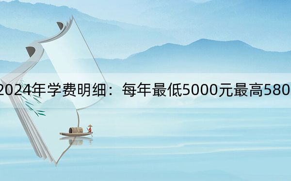 河北工业大学2024年学费明细:每年最低5000元最高5800元(供贵州考生参考)