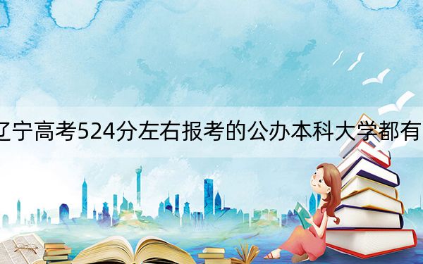 辽宁高考524分左右报考的公办本科大学都有哪些？（附带2022-2024年524左右大学名单）