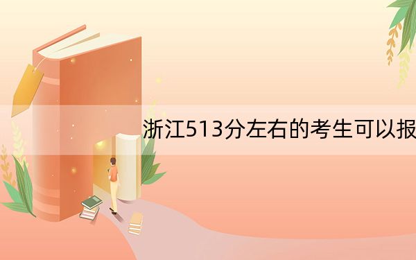 浙江513分左右的考生可以报考哪些大学?(附带近三年513分大学录取名单)