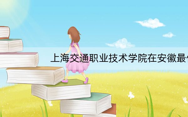 上海交通职业技术学院在安徽最低录取分数线和招生计划公布！