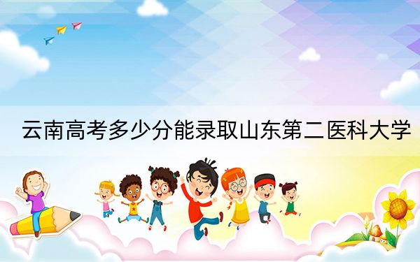 云南高考多少分能录取山东第二医科大学？附2022-2024年最低录取分数线